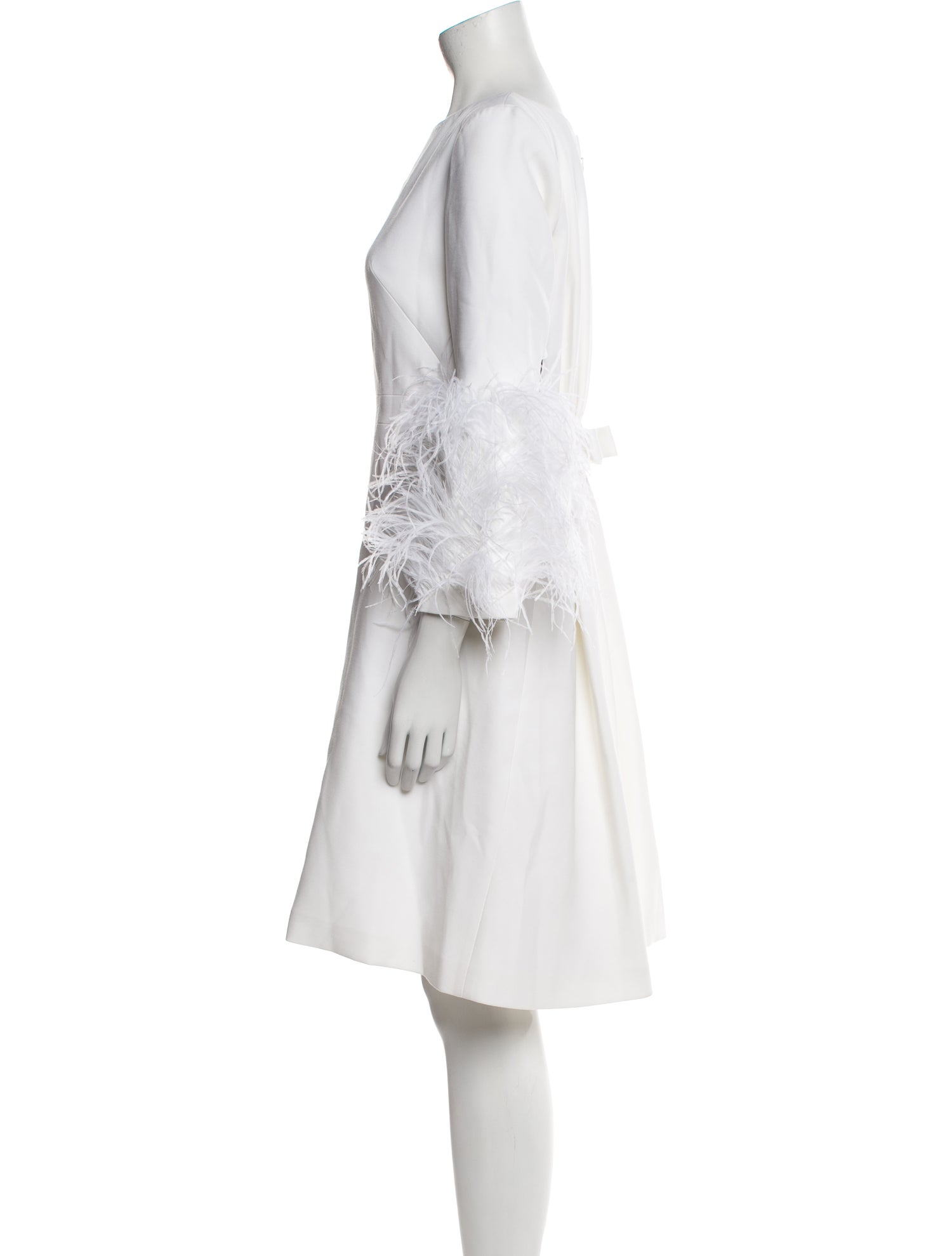 Huishan Zhang Bateau Neckline Knee-Length Dress