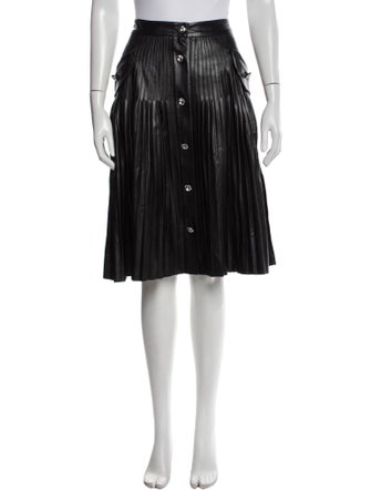 Huishan Zhang Silk Knee-Length Skirt