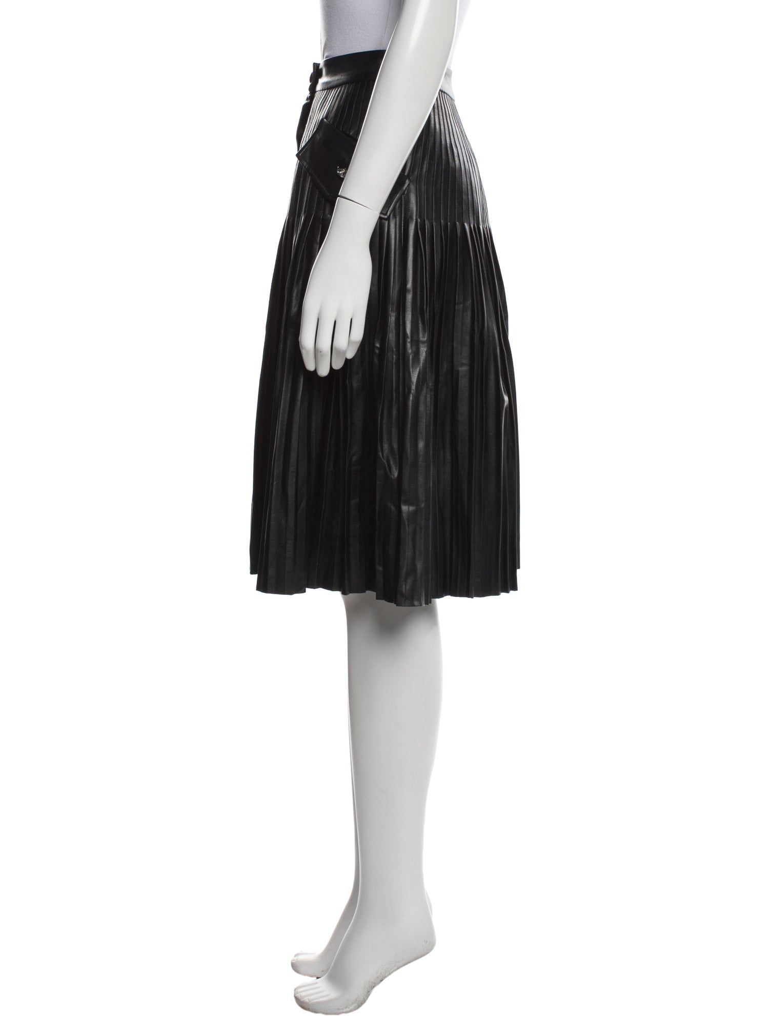 Huishan Zhang Silk Knee-Length Skirt