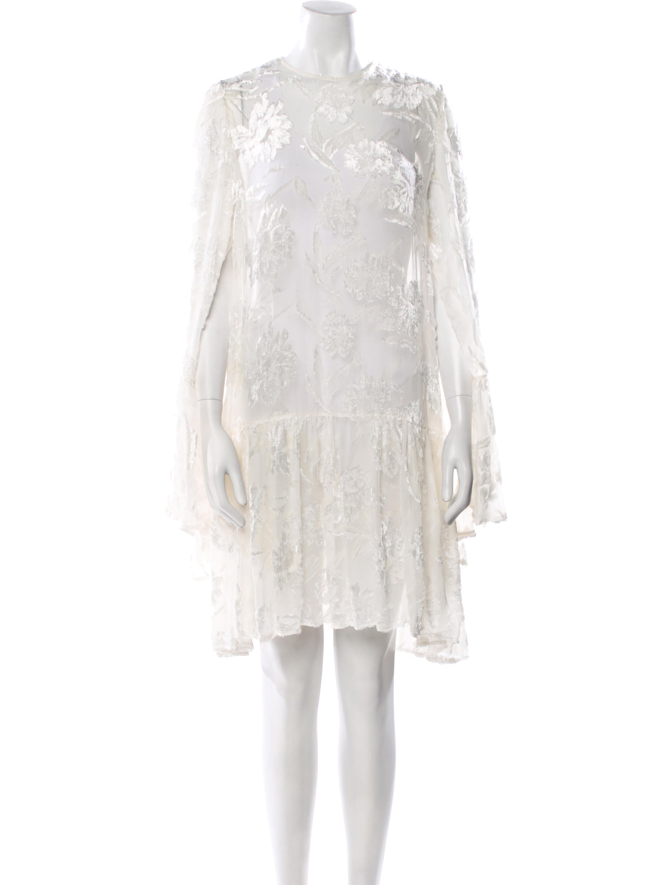 Huishan Zhang Silk Knee-Length Dress w/ Tags