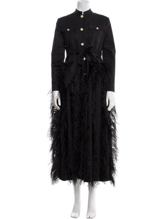 Huishan Zhang Printed Coat