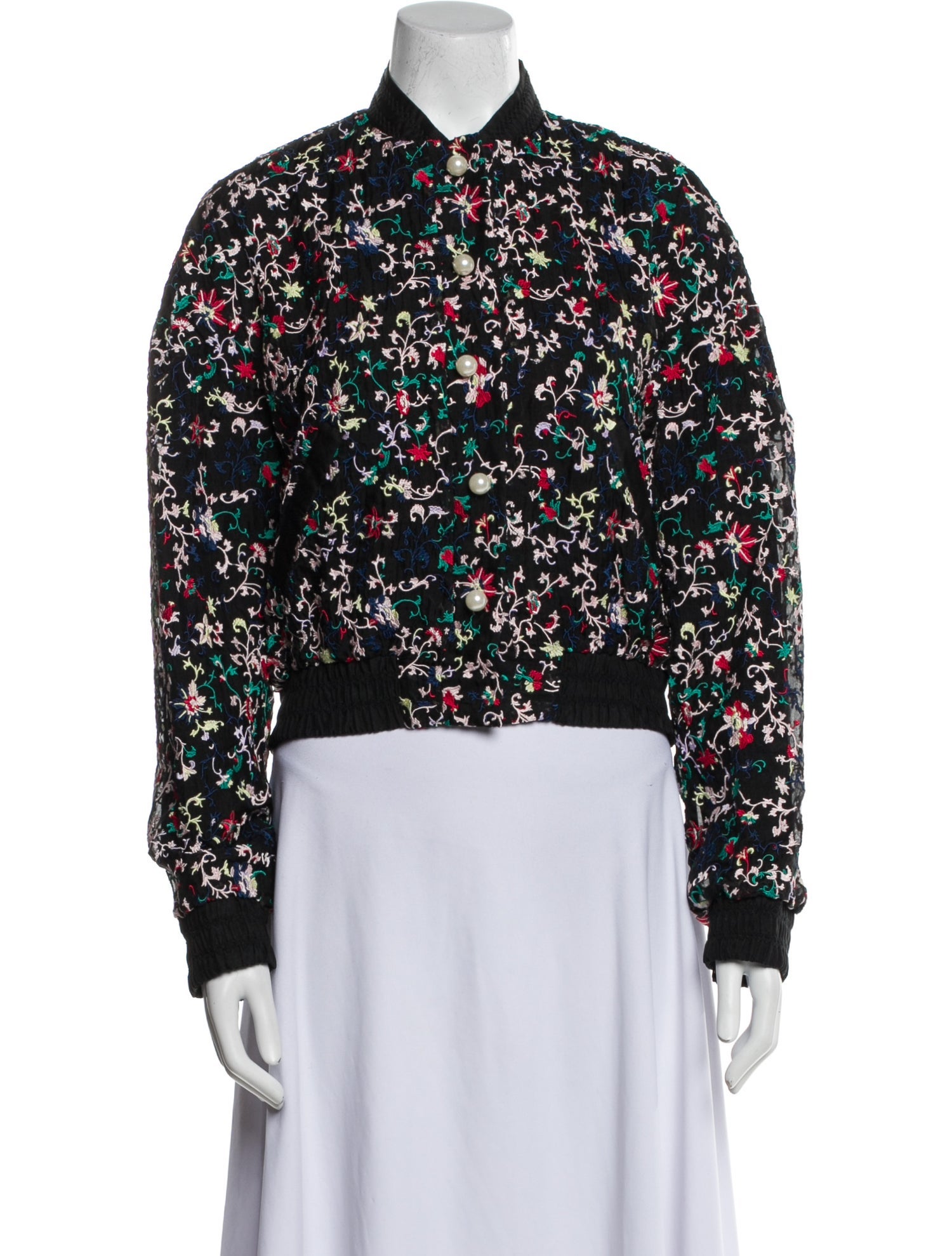 Huishan Zhang Printed Bomber Jacket