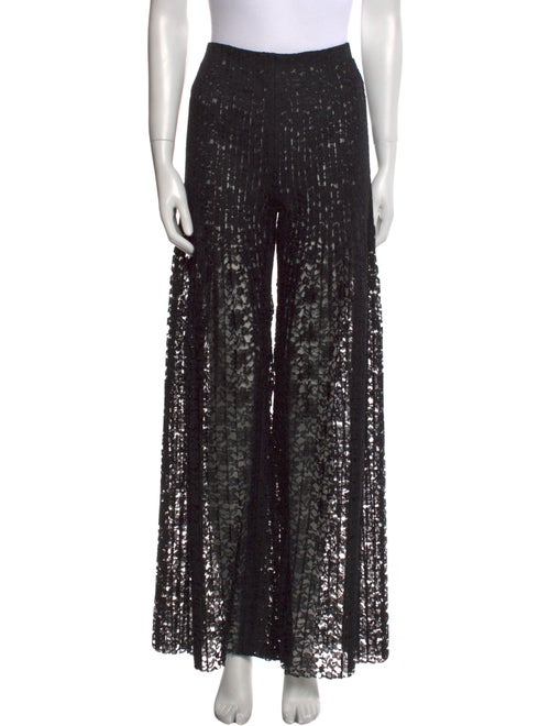Huishan Zhang Lace Pattern Wide Leg Pants