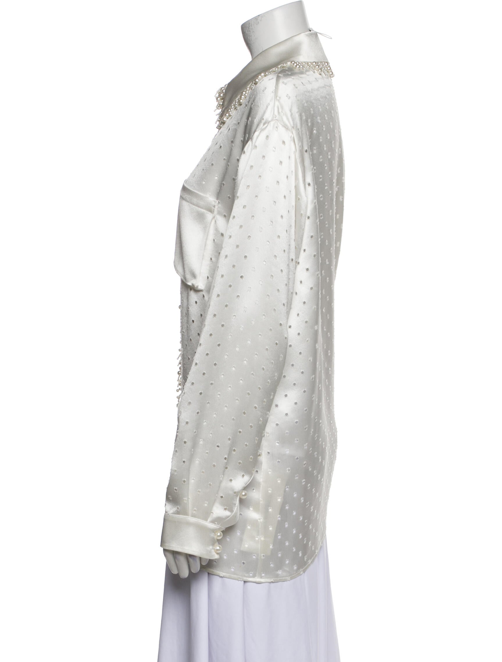 Huishan Zhang Long Sleeve Button-Up Top