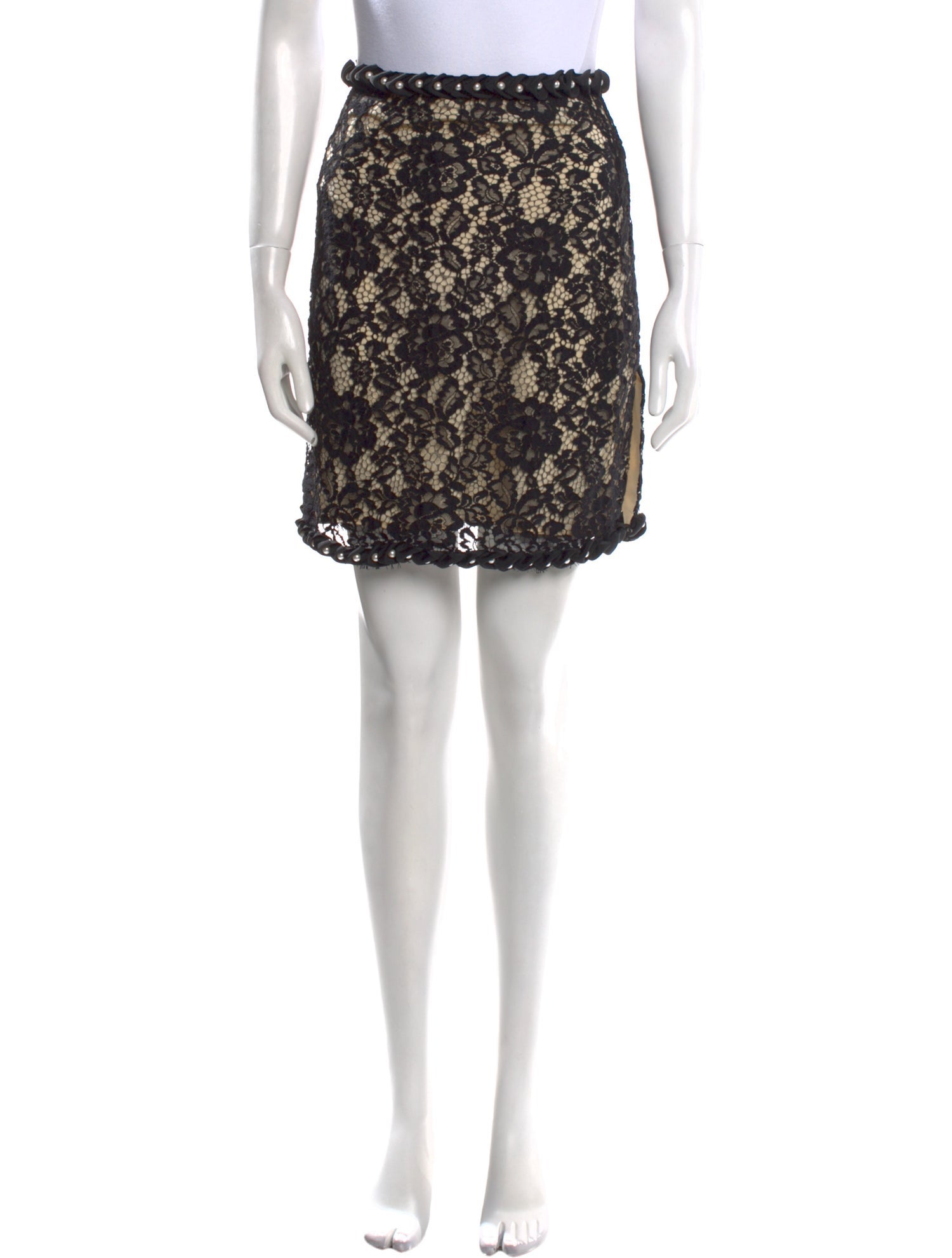 Huishan Zhang Lace Pattern Knee-Length Skirt