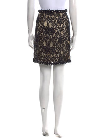 Huishan Zhang Lace Pattern Knee-Length Skirt