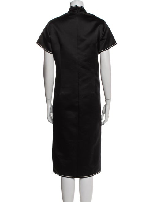 Huishan Zhang Mock Neck Midi Length Dress