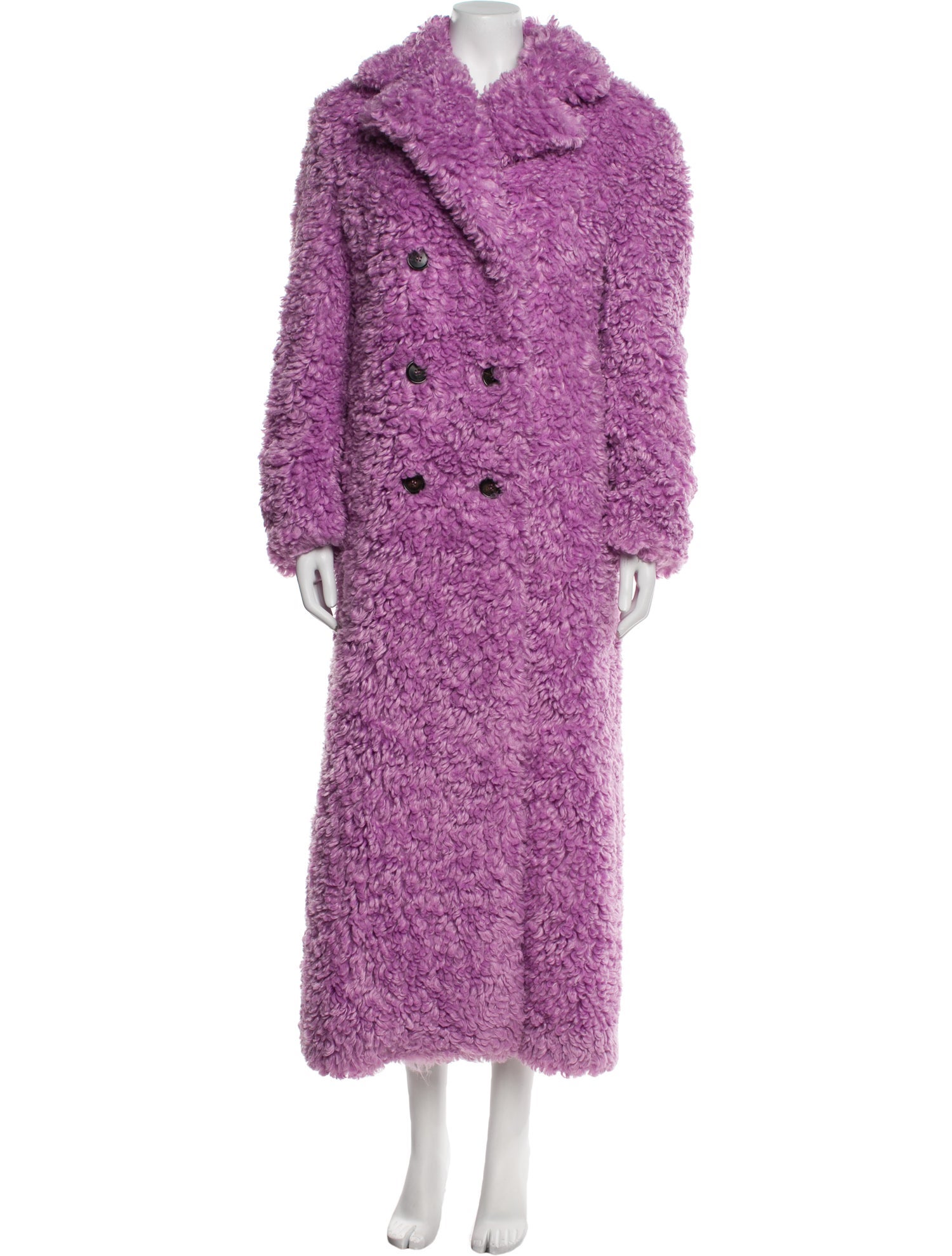 Huishan Zhang Faux Fur Coat w/ Tags
