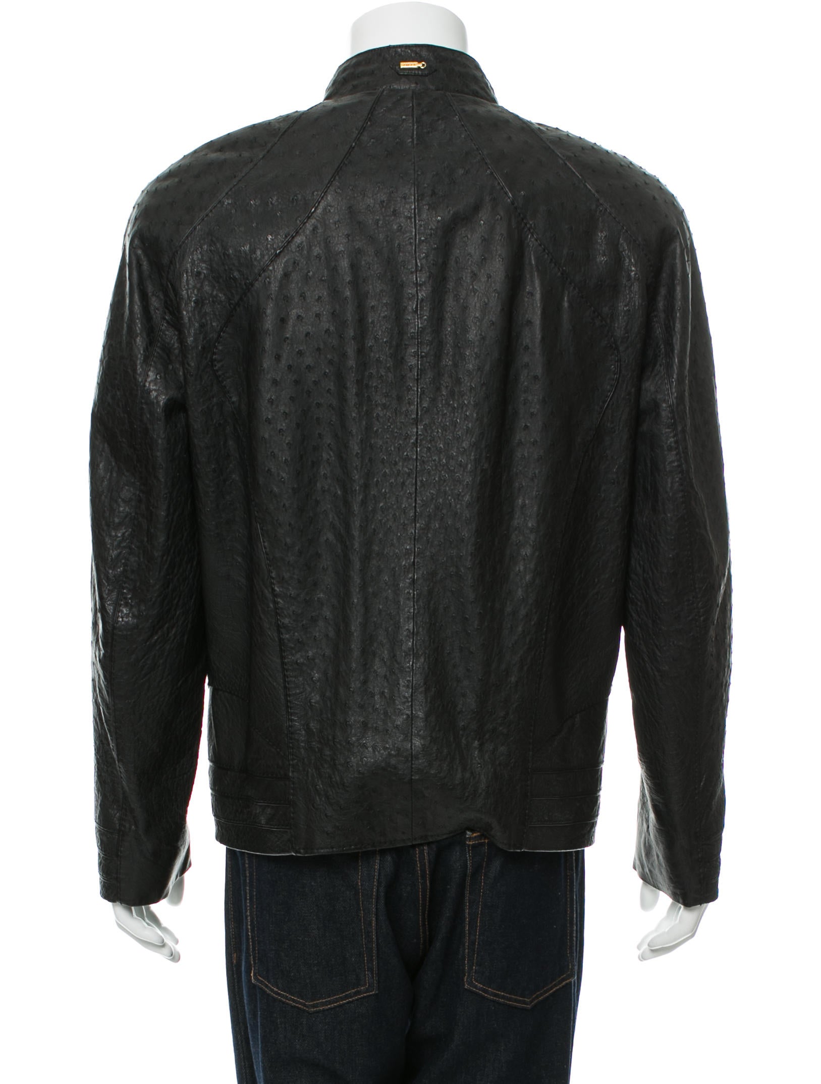 Zilli Ivrea Ostrich Jacket Clothing ZIL20017 The RealReal