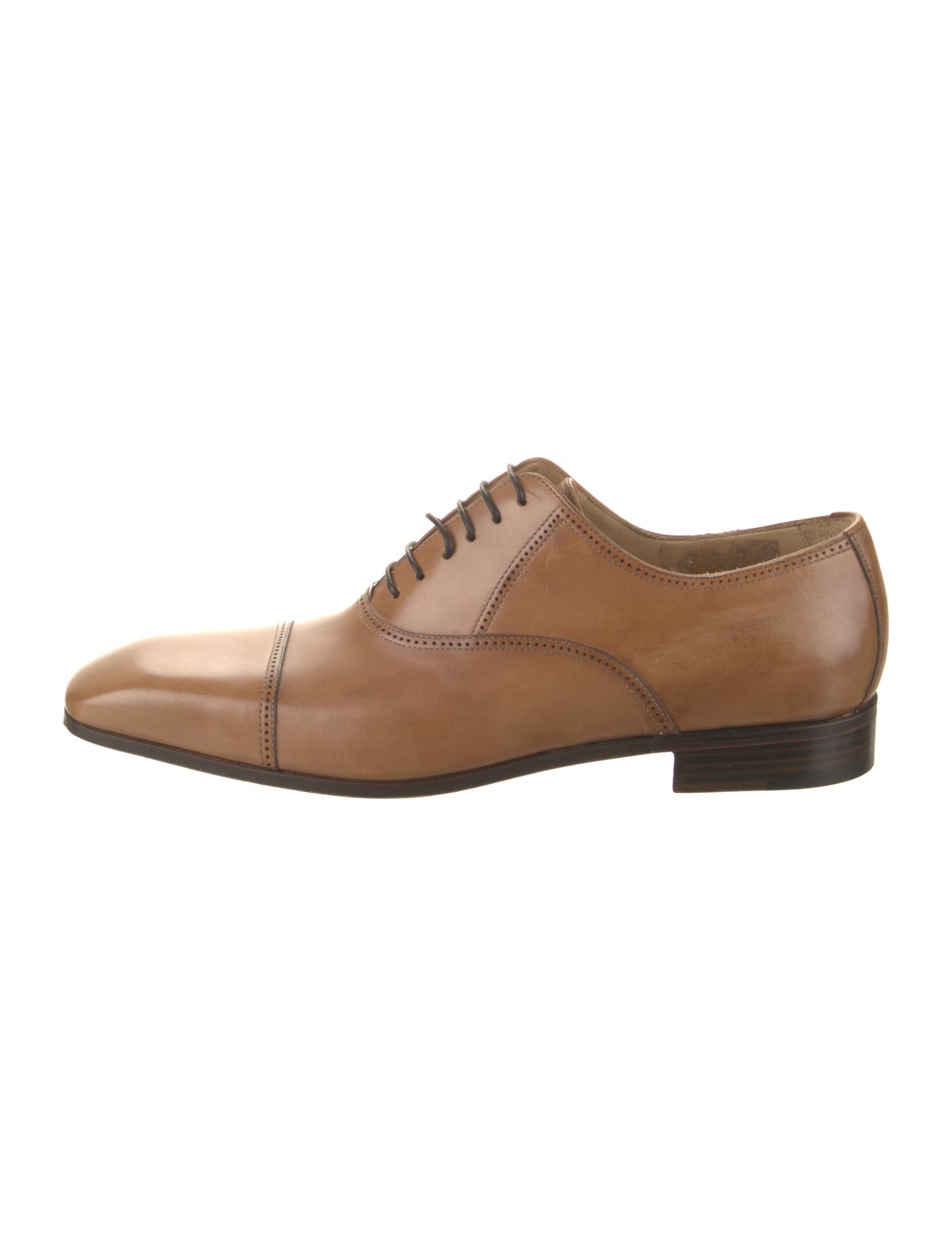 Zilli Leather Lasercut Accents Oxfords - Brown Oxfords, Shoes ...