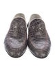 Zilli Crocodile Printed Dress Loafers