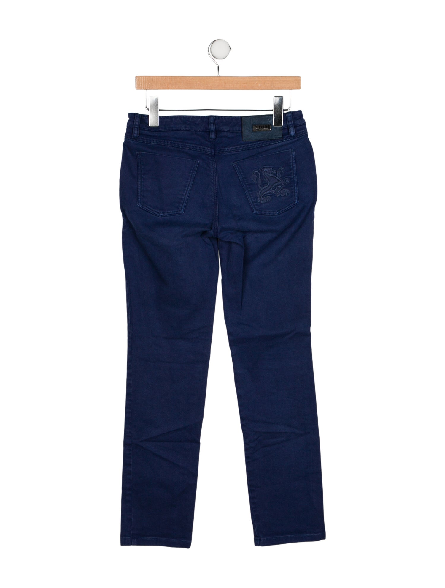 Zilli Low-Rise Straight Leg Jeans