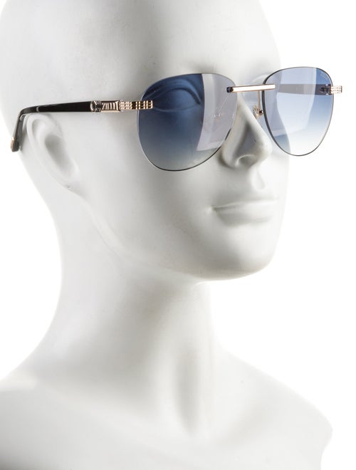 Zilli Aviator Gradient Sunglasses