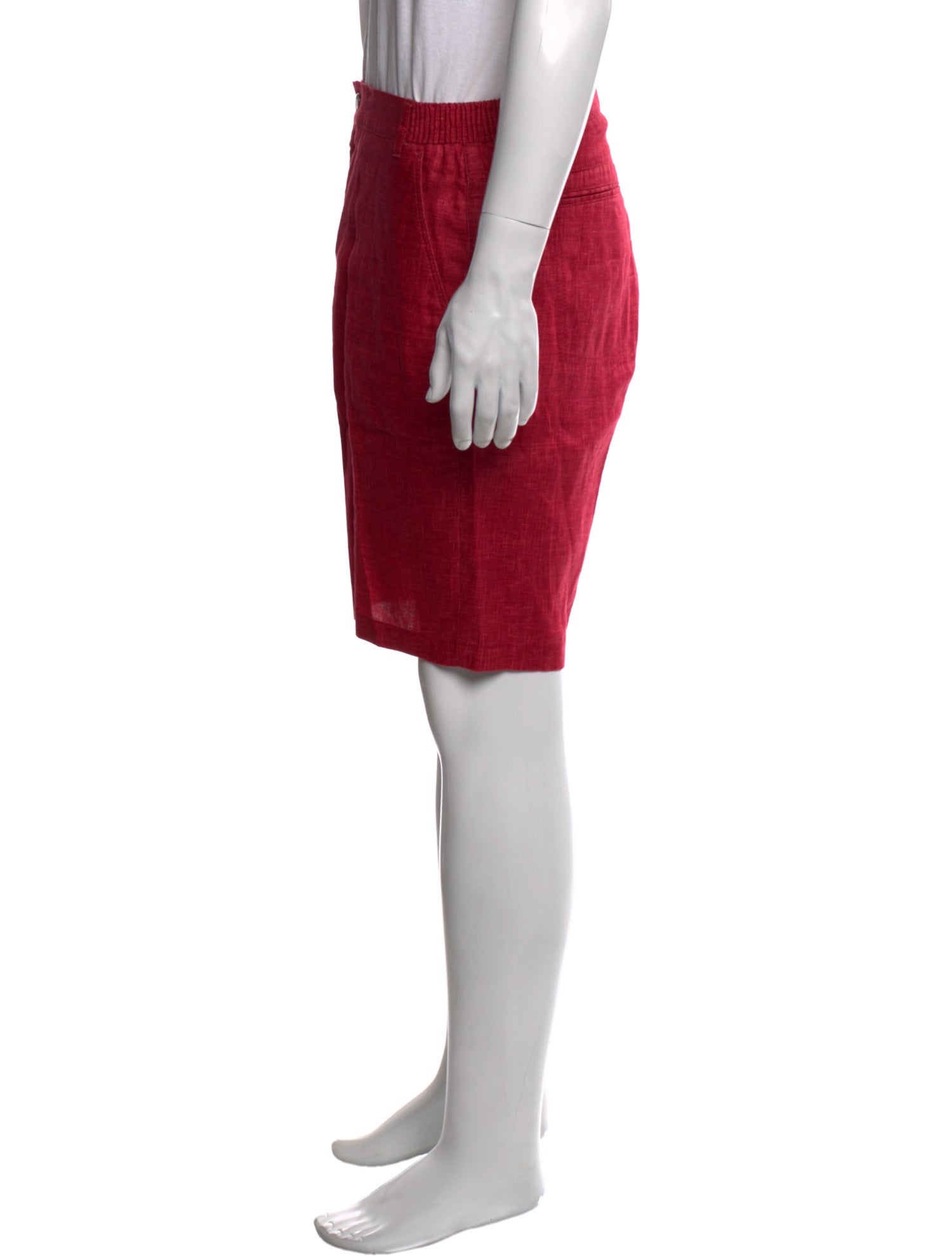 Zilli Linen Flat Front Shorts