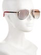Zilli Aviator Mirrored Sunglasses