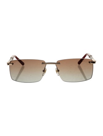 Zilli Square Gradient Sunglasses