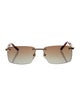 Zilli Square Gradient Sunglasses