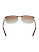 Zilli Square Gradient Sunglasses
