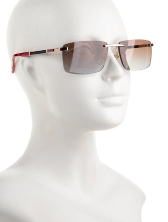Zilli Square Gradient Sunglasses