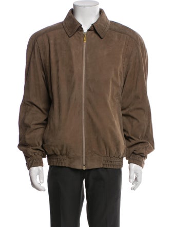 Zilli Calfskin Bomber Jacket