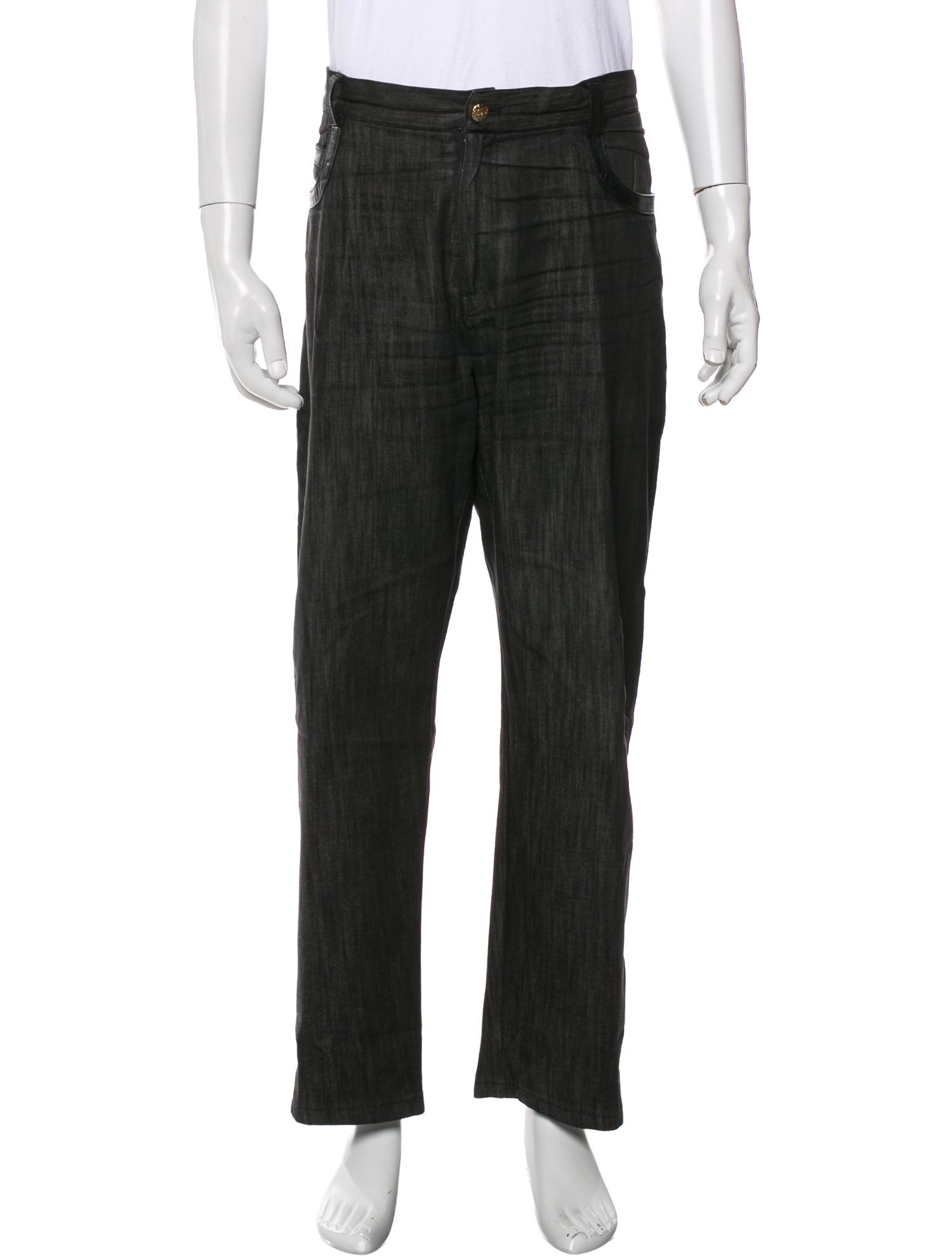 Zilli High-Rise Wide Leg Jeans