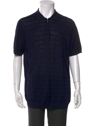 Zilli Collar Short Sleeve Polo Shirt