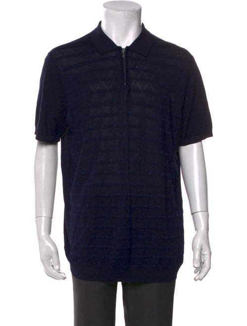 Zilli Collar Short Sleeve Polo Shirt