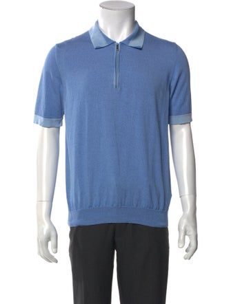Zilli Collar Short Sleeve Polo Shirt