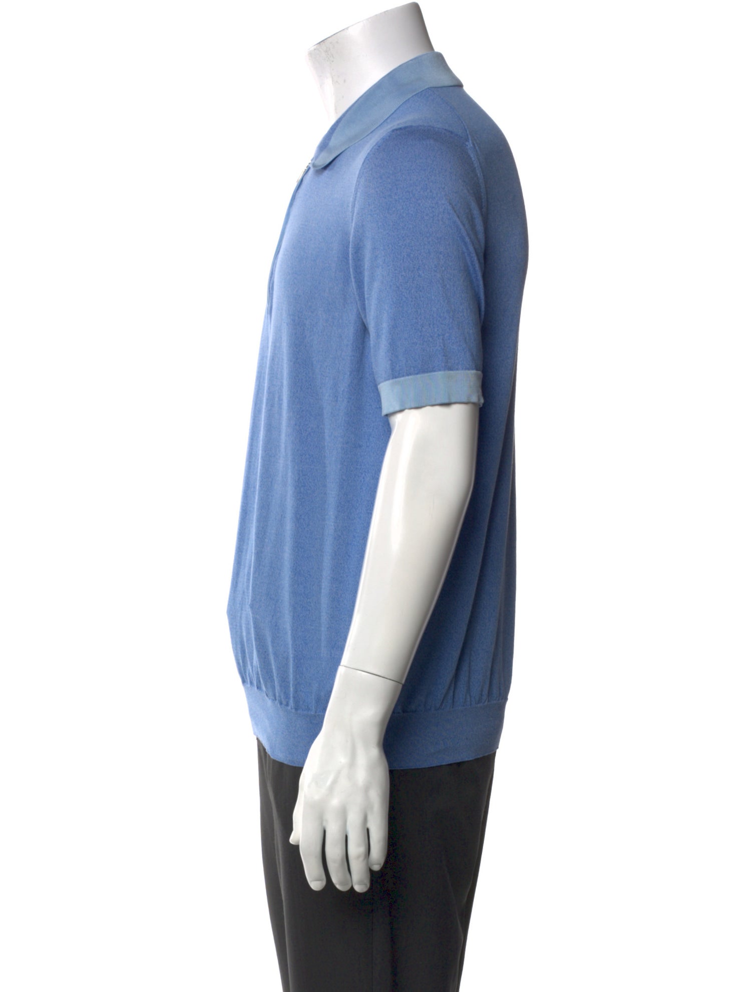 Zilli Collar Short Sleeve Polo Shirt