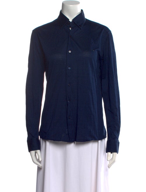 Zilli Long Sleeve Button-Up Top