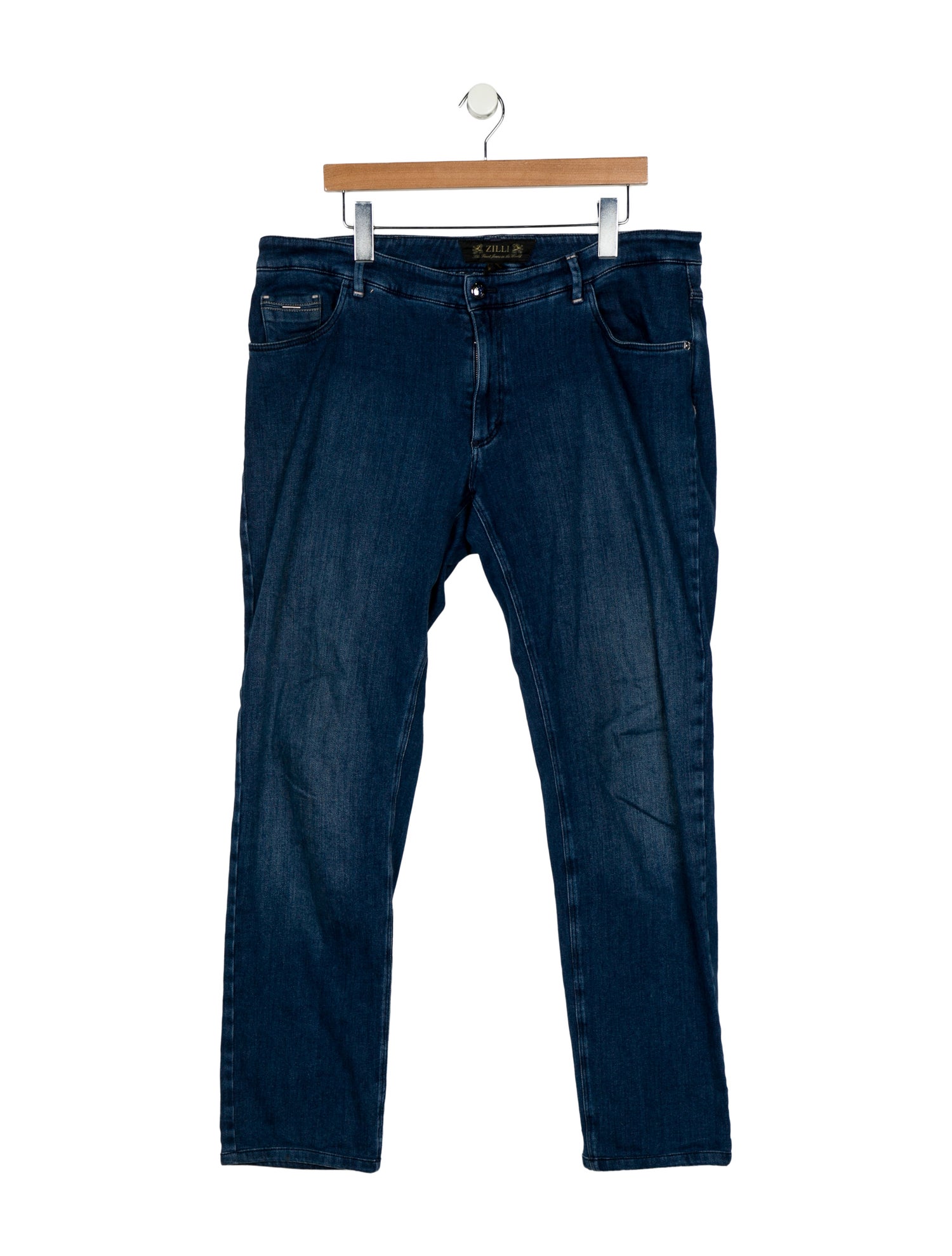 Zilli Mid-Rise Straight Leg Jeans