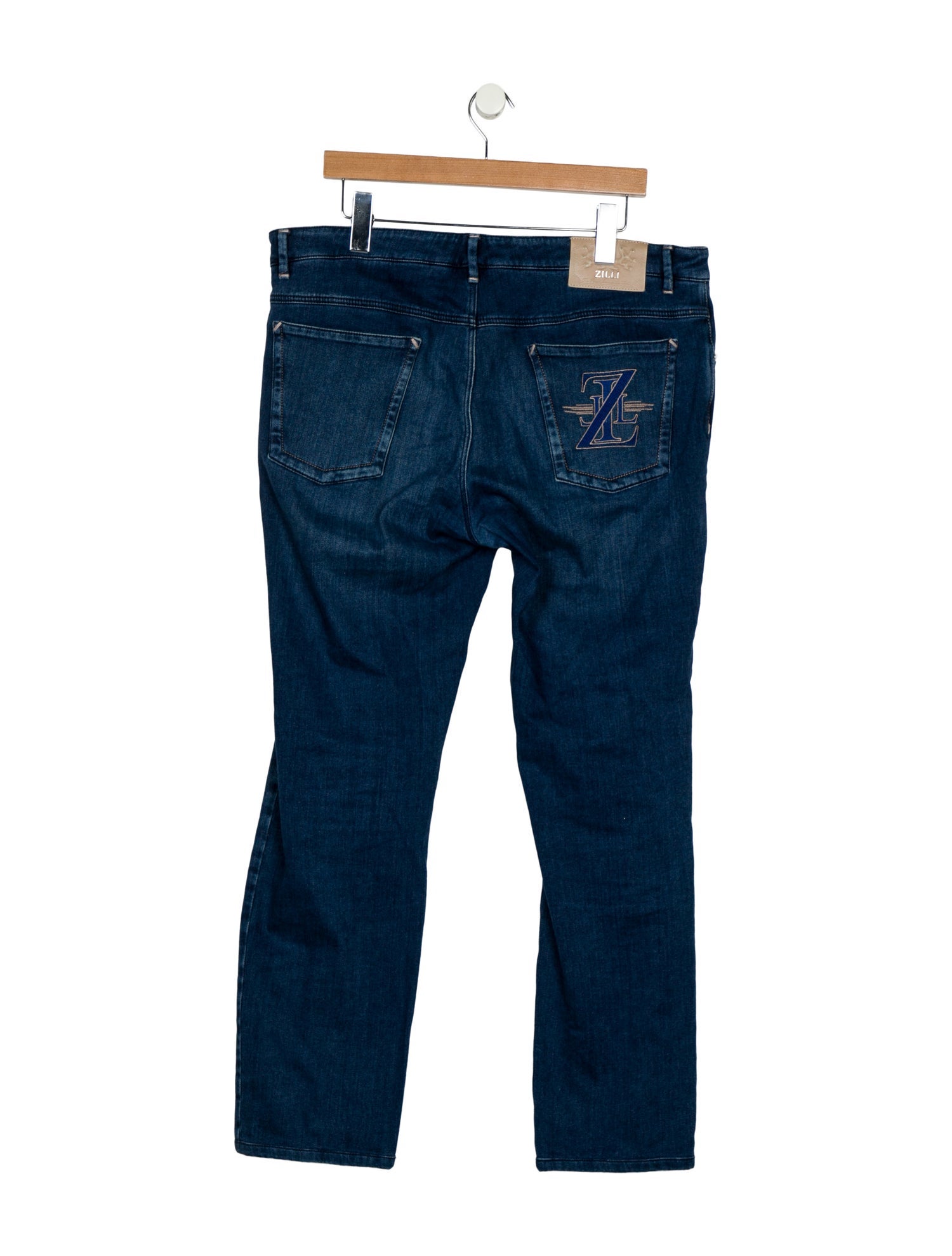 Zilli Mid-Rise Straight Leg Jeans