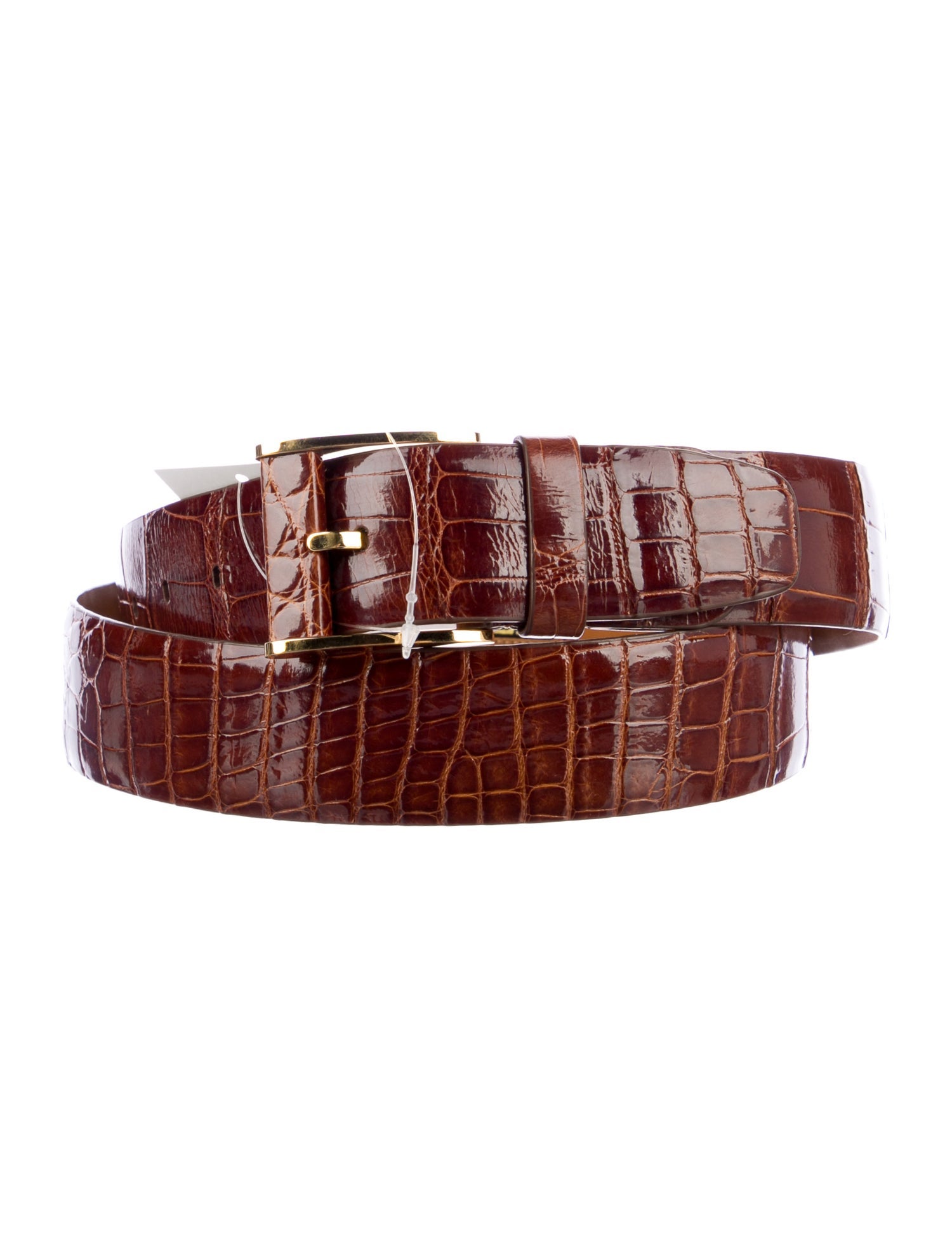 Zilli Alligator Waist Belt