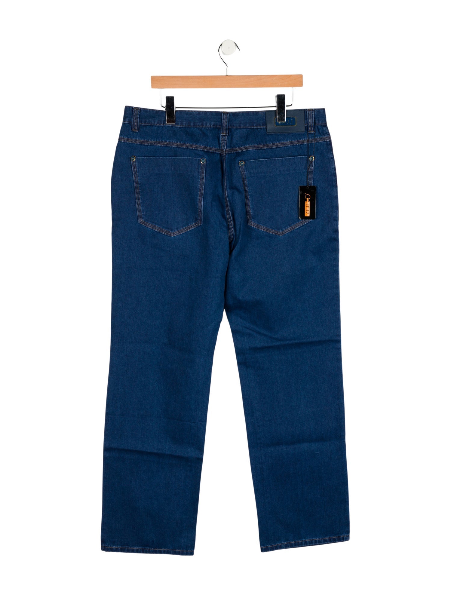 Zilli High-Rise Wide Leg Jeans