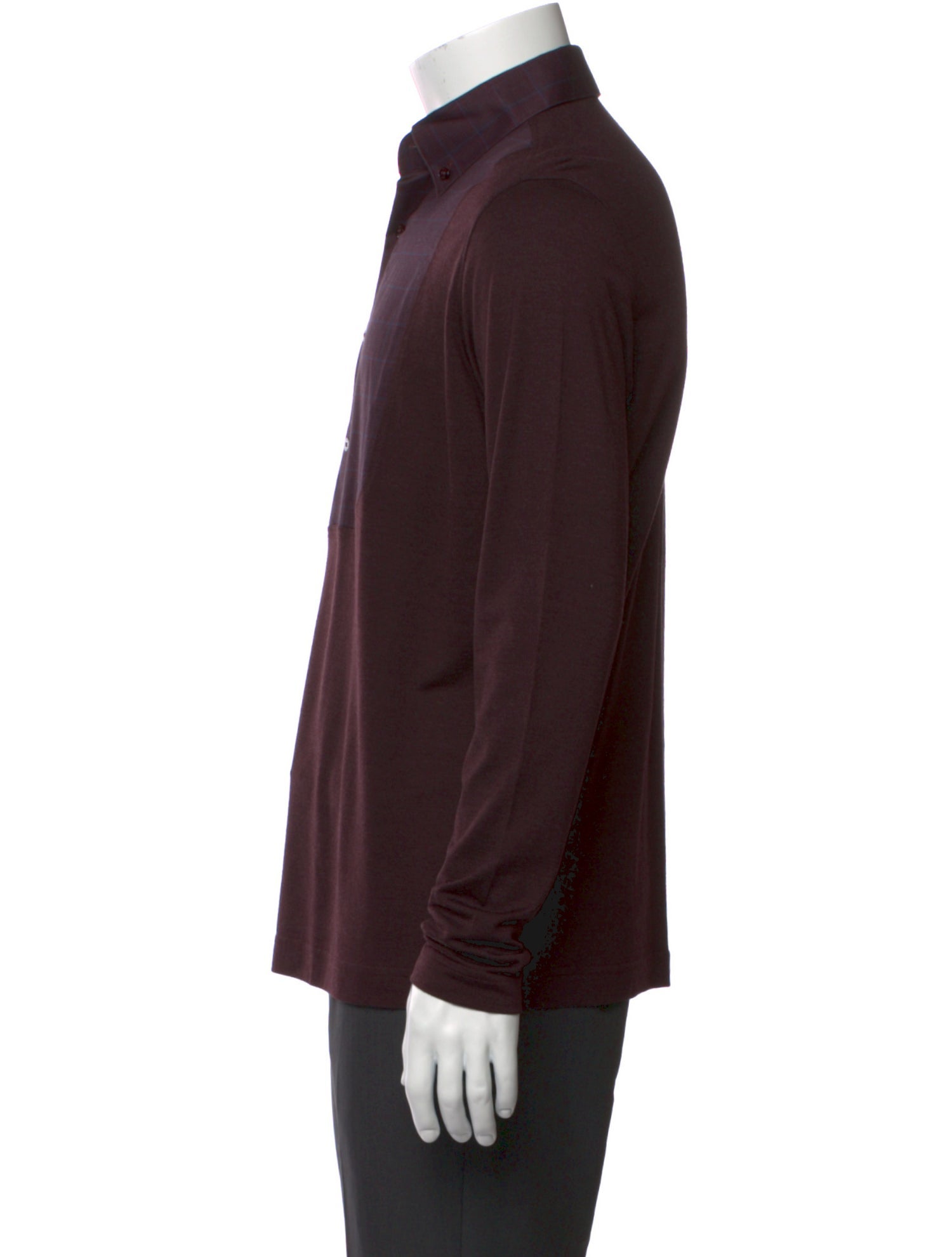 Zilli Crew Neck Long Sleeve Polo Shirt