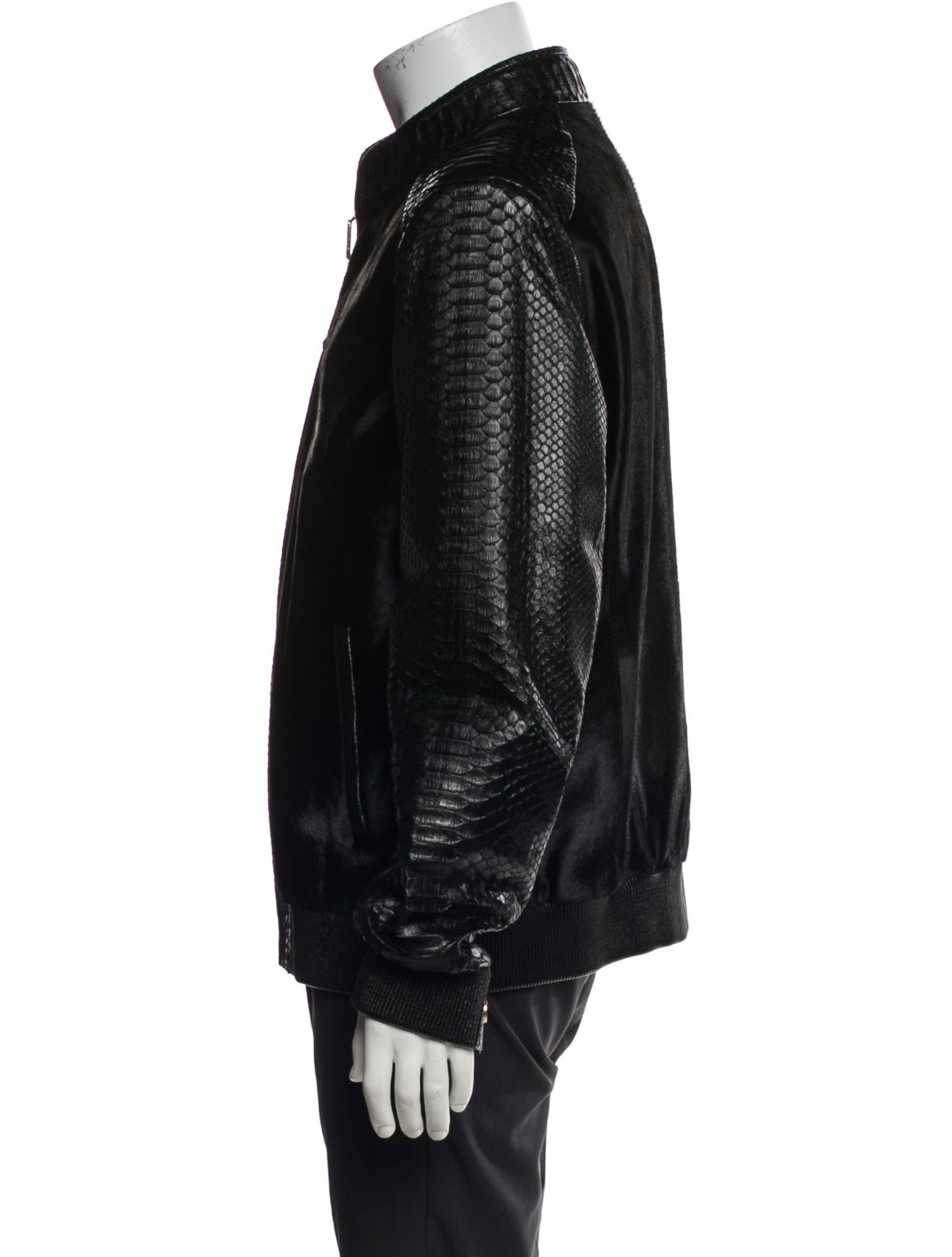 Zilli Python Bomber Jacket