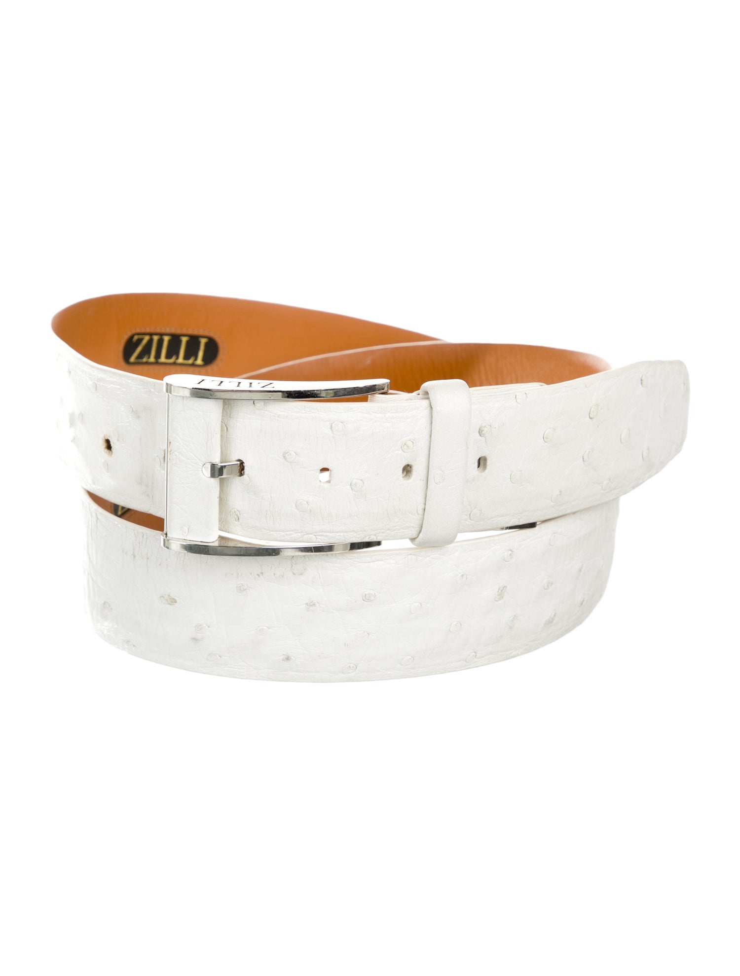 Zilli Leather Waist Belt