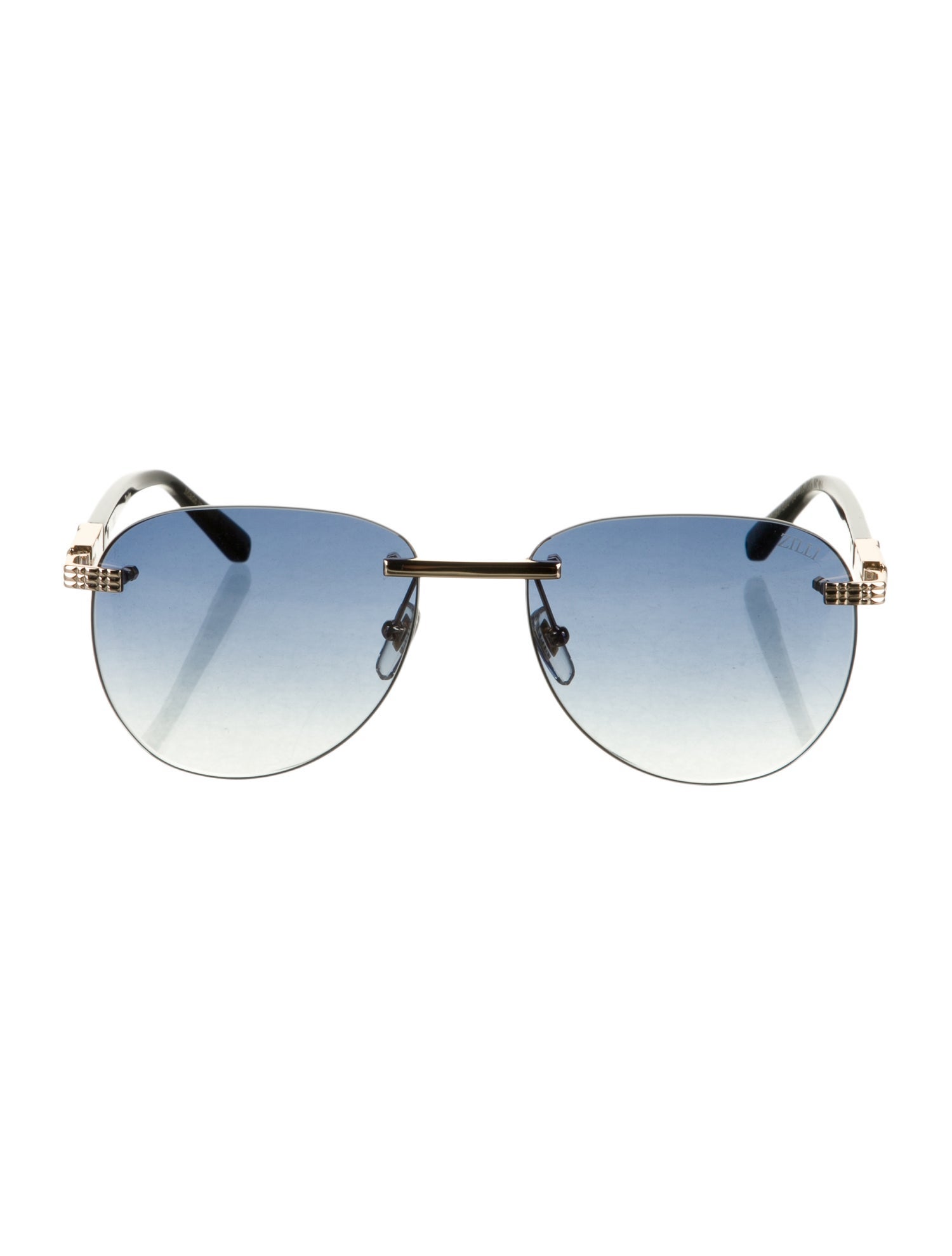Zilli Aviator Gradient Sunglasses