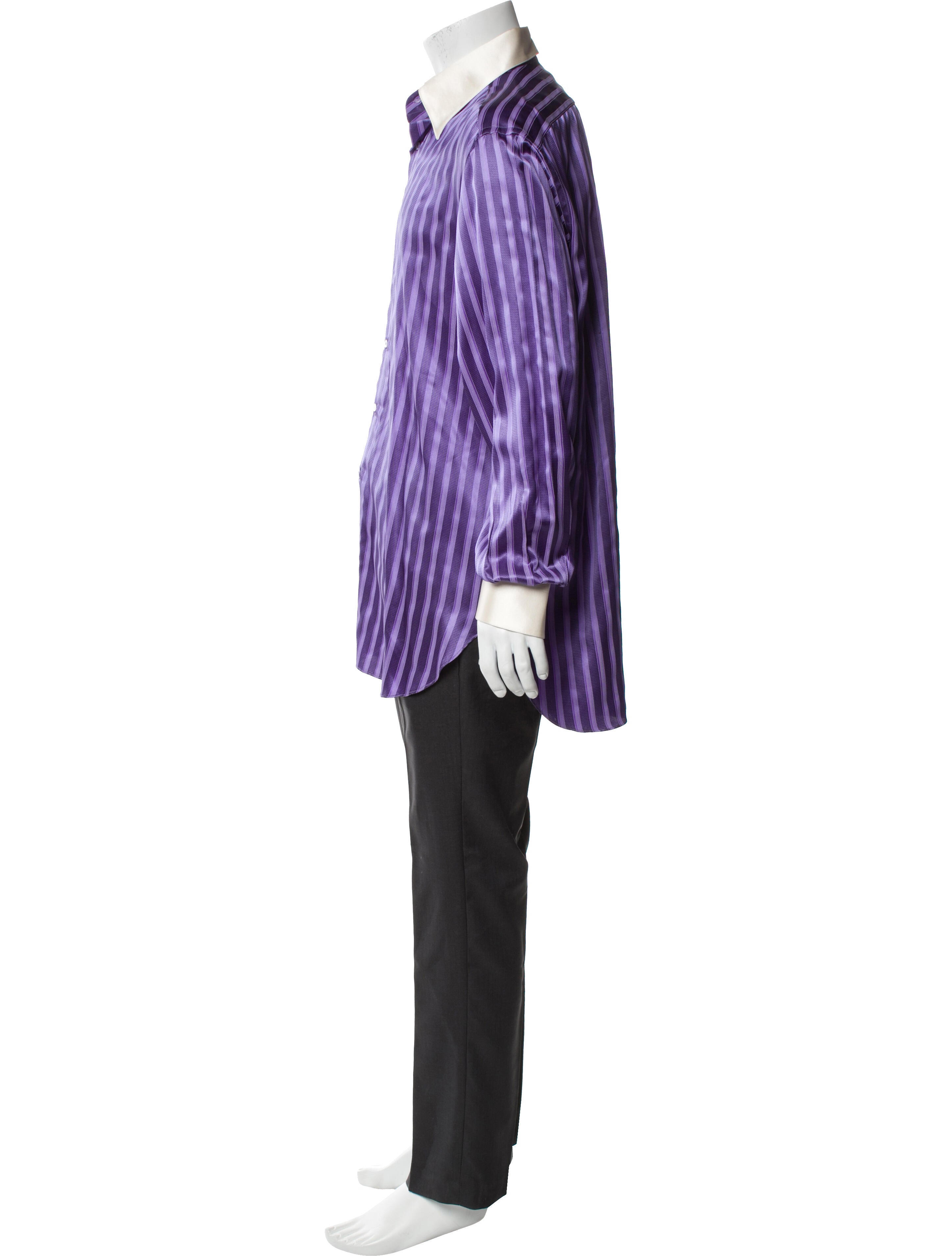 Zilli Silk Striped Dress Shirt