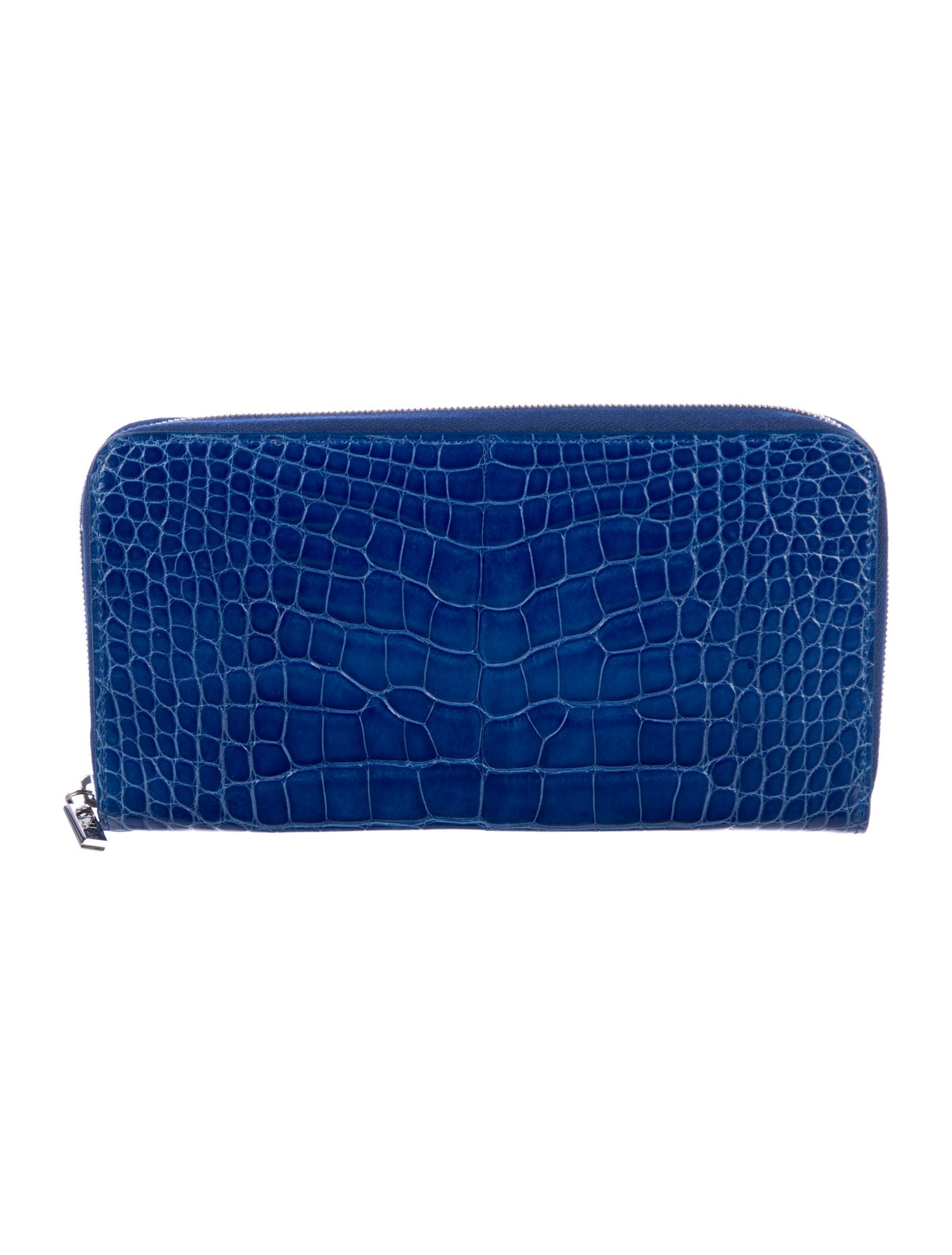 Zilli Crocodile Printed Continental Wallet