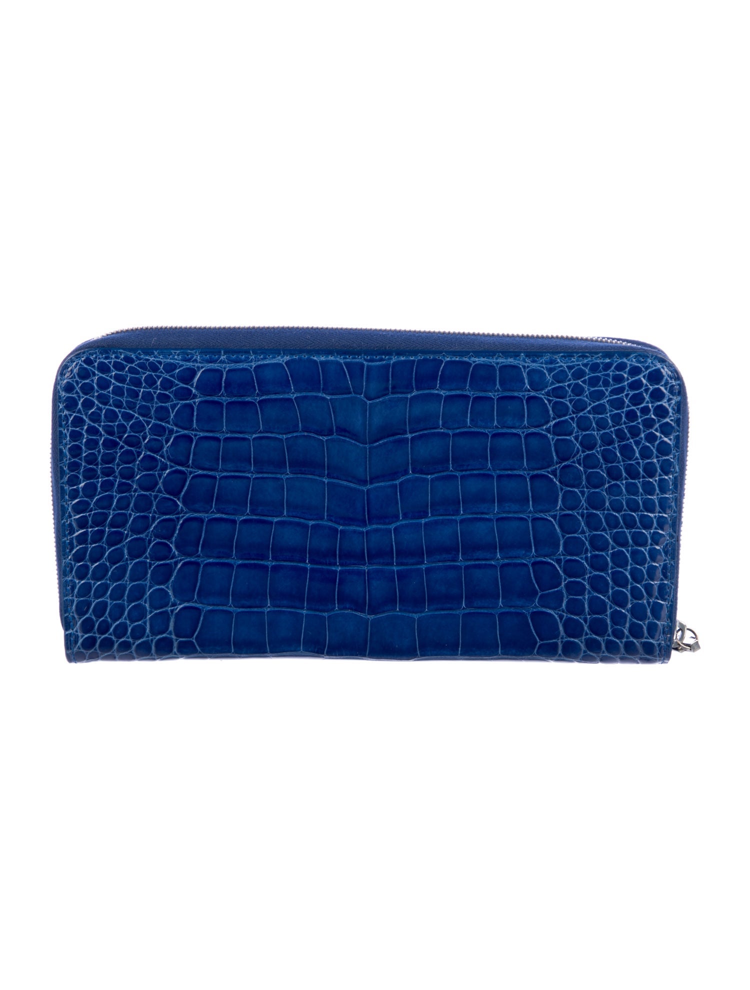 Zilli Crocodile Printed Continental Wallet
