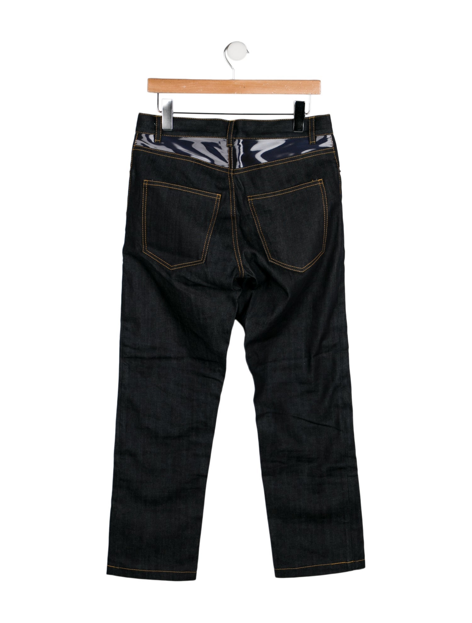 Zilver Mid-Rise Straight Leg Jeans