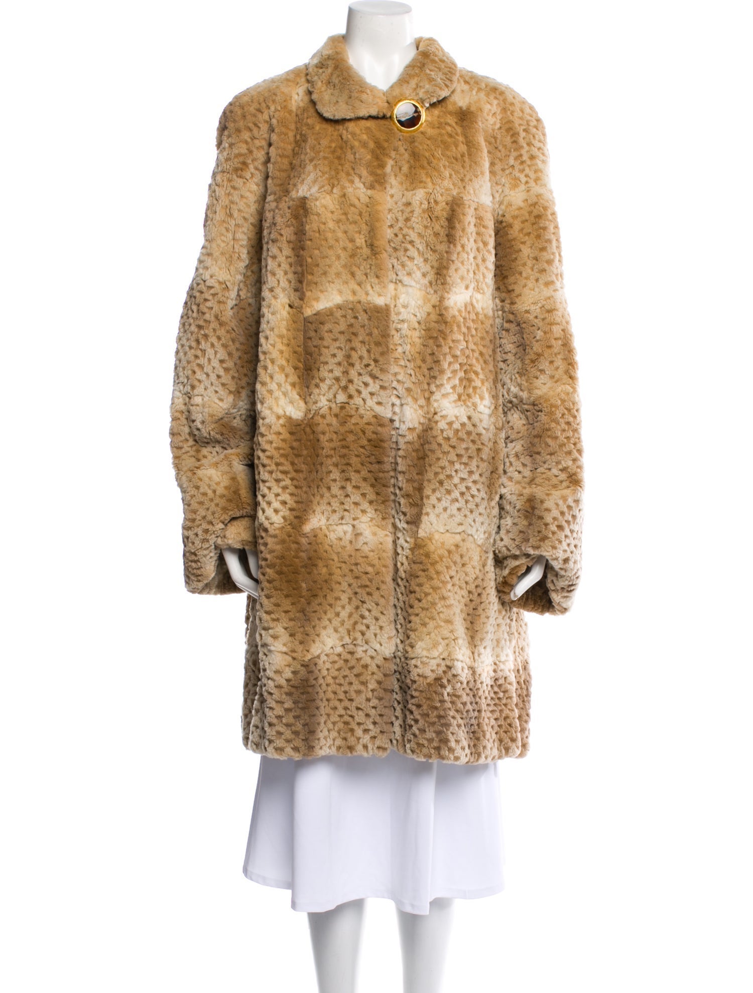 Zuki Vintage Fur Faux Fur Coat