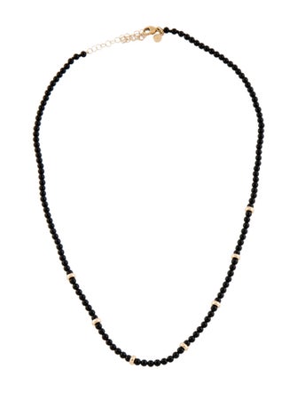 Zoe Lev Onyx Segment Bead Necklace