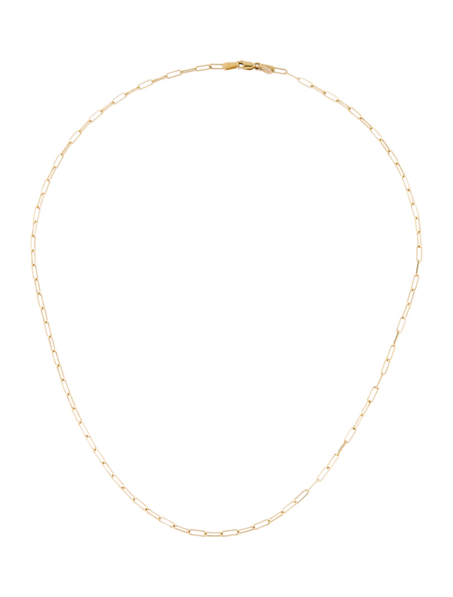 Zoe Lev 14K Paperclip Chain Necklace