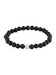 Zoe Lev 14K Diamond-Accented Onyx Bead Bracelet