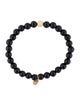 Zoe Lev 14K Diamond-Accented Onyx Bead Bracelet