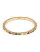 Zoe Lev 14K MultiSapphire, Ruby, Tsavorite Garnet & Diamond Rainbow Eternity Band