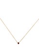 Zoe Lev 14K Ruby Birthstone Necklace