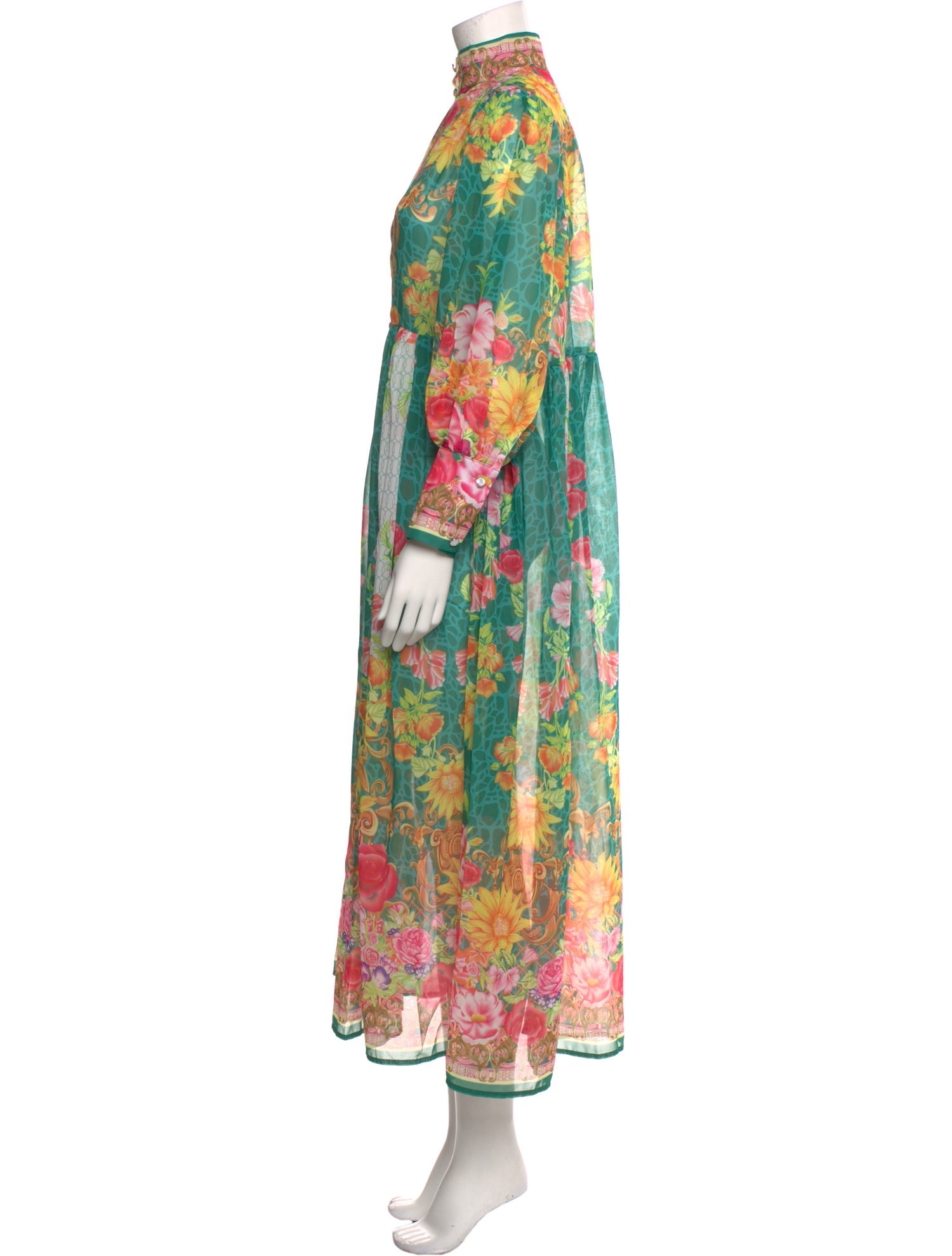 Karolina Zmarlak Floral Print Long Dress